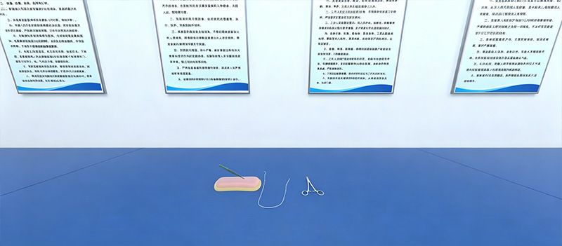 打结缝合技术操作虚拟仿真训练系统